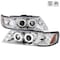 Spec-D Tuning 95-99 Nissan Sentra Halo LED Projector Chrome 2LHP-SEN95-TM - alternate 1